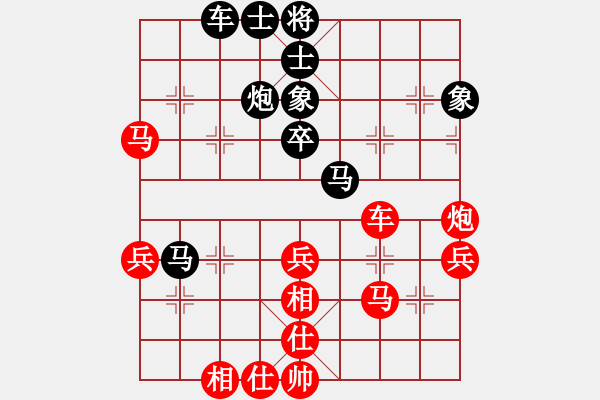 象棋棋譜圖片：777局 A30- 飛相對(duì)左過宮炮-BugChess Plus 19-07-08 x64(專業(yè)) - 步數(shù)：50 