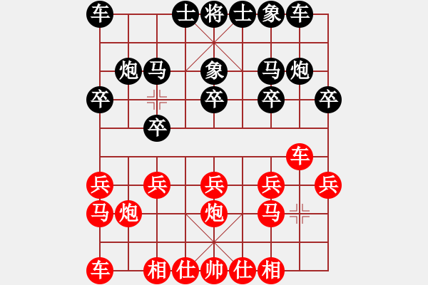 象棋棋譜圖片：夢(mèng)如神機(jī)(4段)-和-過(guò)生日(2段) - 步數(shù)：10 