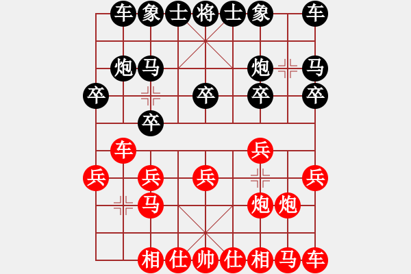 象棋棋譜圖片：autoseo(4星)-和-benza(7星) - 步數(shù)：10 