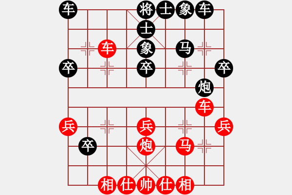 象棋棋譜圖片：弈棋弈心(風(fēng)魔) 和 天龍之冷血(天罡) - 步數(shù)：30 