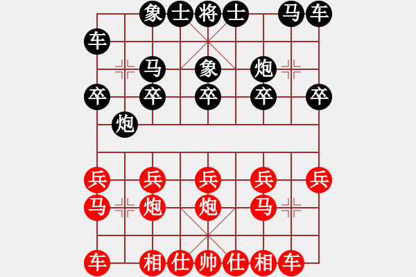 象棋棋譜圖片：周新平 先和 葉碧強 - 步數(shù)：10 