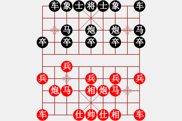 象棋棋譜圖片：姐硬如磚[業(yè)8-3]先和趙波[業(yè)8-1] - 步數(shù)：10 