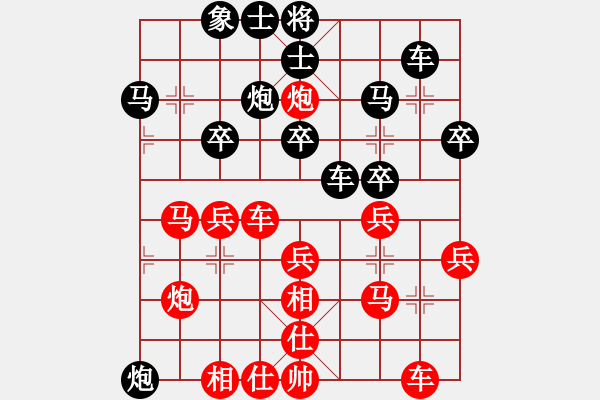 象棋棋譜圖片：風(fēng)動(dòng)天下(6舵)-勝-求求求敗(7舵) - 步數(shù)：31 