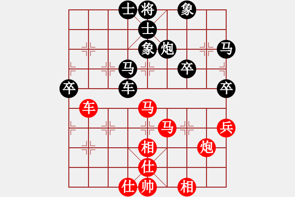 象棋棋譜圖片：1254局 A11- 順相局-象棋旋風(fēng)九代專業(yè)版(專業(yè)) (先和) 旋風(fēng)引擎23層 - 步數(shù)：60 