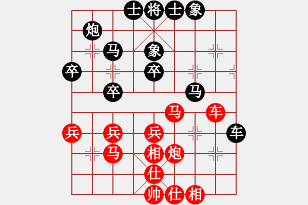 象棋棋譜圖片：神雕俠客(5段)-和-過關(guān)不斬將(8段) - 步數(shù)：50 