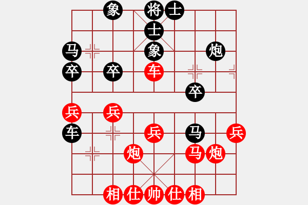 象棋棋譜圖片：肥豬豬(3段)-勝-松江炮王(2段) - 步數(shù)：40 