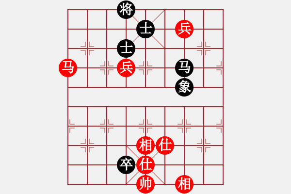 象棋棋譜圖片：五七炮進(jìn)三兵系列黑馬2進(jìn)1（均勢(shì)） - 步數(shù)：125 