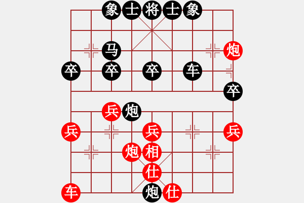 象棋棋譜圖片：天外來客[紅] -VS- 負(fù)分太后 魚[黑](2) - 步數(shù)：36 