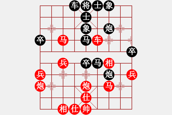 象棋棋譜圖片：馬行空(5段)-負(fù)-大將第一(1段) - 步數(shù)：40 