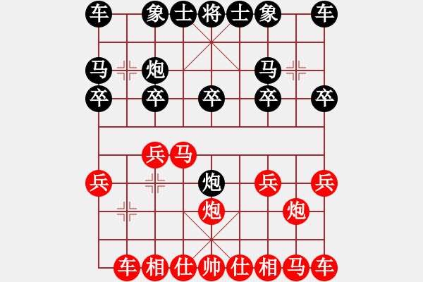 象棋棋譜圖片：勝者棋王(1弦)-負(fù)-全一同(5弦) - 步數(shù)：10 