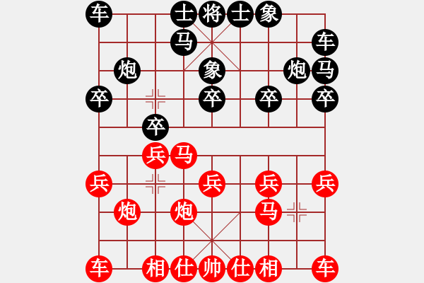 象棋棋譜圖片：龍灣 張輝 和 甌海 林鈿 - 步數(shù)：10 