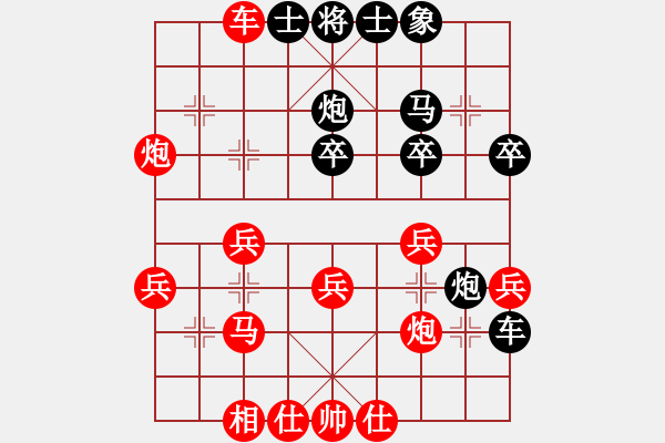 象棋棋譜圖片：去棋中論壇(月將)-勝-信手屠龍(6段) - 步數(shù)：30 