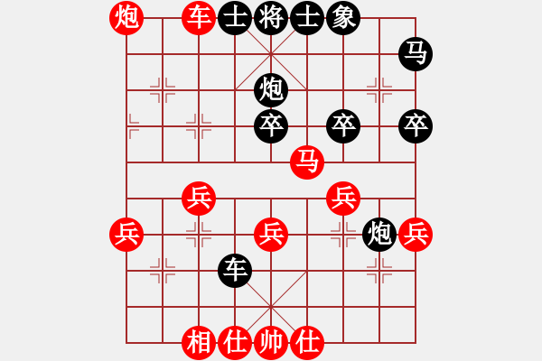 象棋棋譜圖片：去棋中論壇(月將)-勝-信手屠龍(6段) - 步數(shù)：40 