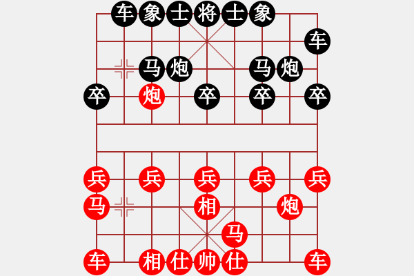 象棋棋譜圖片：小橋流水 對 華山堅刀 - 步數(shù)：10 