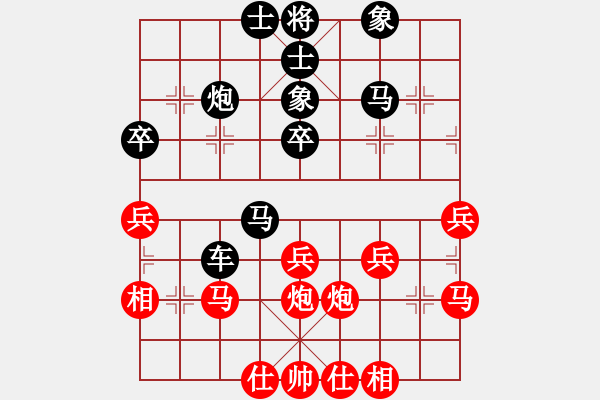 象棋棋譜圖片：馬小江[業(yè)9-3] 先負 彭金泉[業(yè)9-3]  - 步數(shù)：36 