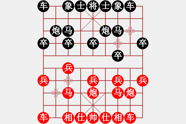 象棋棋譜圖片：【40】雨一直下 (地煞) 勝 一劍驚虹 (天罡) - 步數(shù)：10 