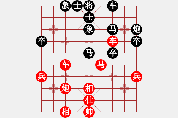 象棋棋譜圖片：1 黑象7進(jìn)5（先手） - 步數(shù)：60 