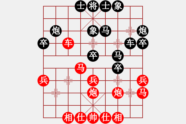 象棋棋譜圖片：雪峰刀客(4段)-負(fù)-ytqya(2段) - 步數(shù)：30 