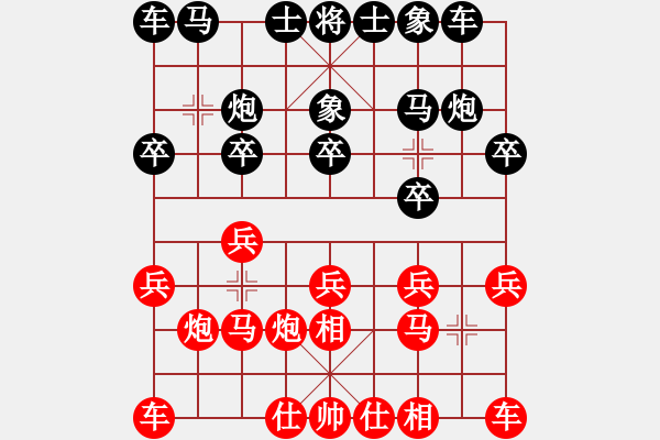 象棋棋譜圖片：孫勇征     先勝 林益生     - 步數(shù)：10 