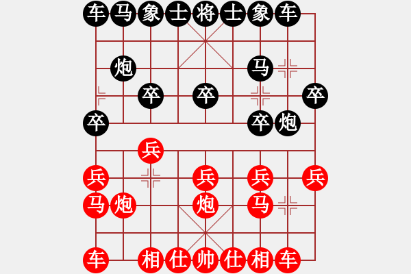 象棋棋譜圖片：11-06-20 shanzai[938]-Resign-lidaji[1057] - 步數(shù)：10 