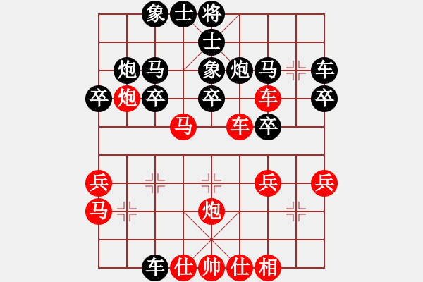 象棋棋譜圖片：頓挫 解圍（脫身）局例3 - 步數(shù)：0 