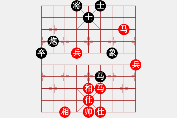 象棋棋譜圖片：朝軍[1543129018] -VS- ￠曾阿牛[67890058] - 步數(shù)：80 