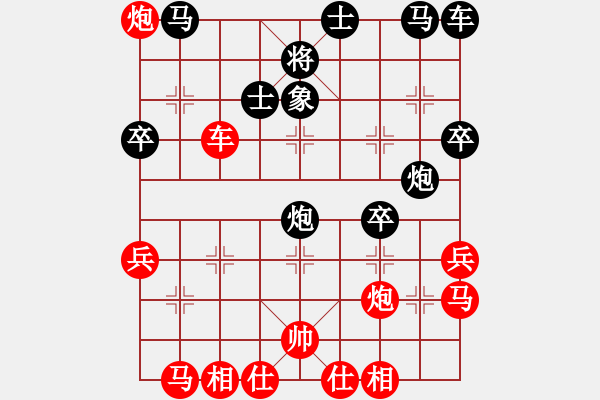 象棋棋譜圖片：六核佳佳(5段)-勝-suyang(5段) - 步數(shù)：40 