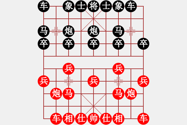 象棋棋譜圖片：老男孩[1156228031] -VS- 飛的感覺[841957541] - 步數(shù)：10 