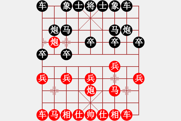 象棋棋譜圖片：百花在水一方VS百花-樺(2015 8 28) - 步數(shù)：10 