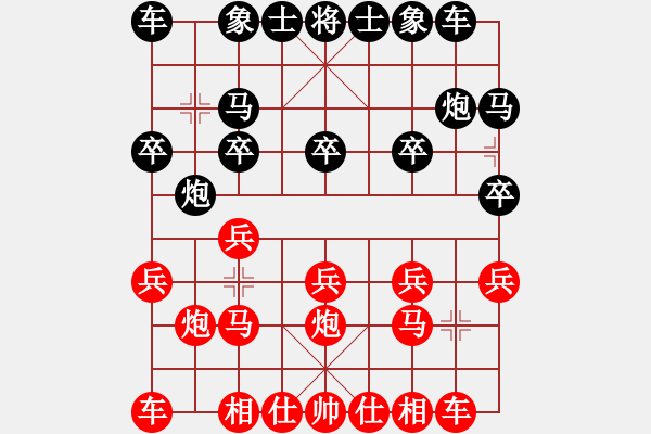 象棋棋譜圖片：青島老海(3段) 勝 普蘭店老慕(9級) - 步數(shù)：10 