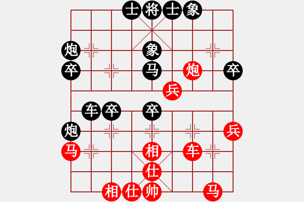 象棋棋譜圖片：白氏劍客(4段)-負(fù)-千紫百嬌(4段) - 步數(shù)：40 