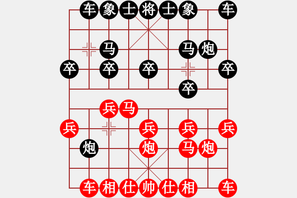 象棋棋譜圖片：002. 連續(xù)棄子 攻勢(shì)如潮 - 步數(shù)：0 