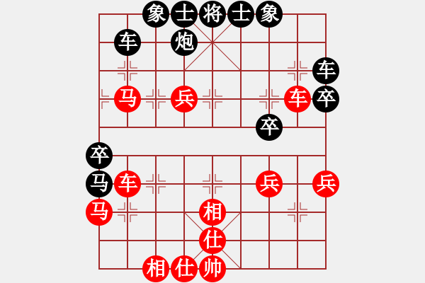 象棋棋譜圖片：個(gè)人 張世杰 和 個(gè)人 卜鳳波 - 步數(shù)：40 