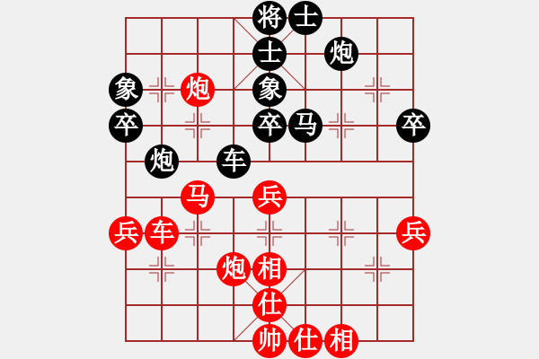 象棋棋譜圖片：天殺星(日帥)-和-對立統(tǒng)一(9段) - 步數：50 