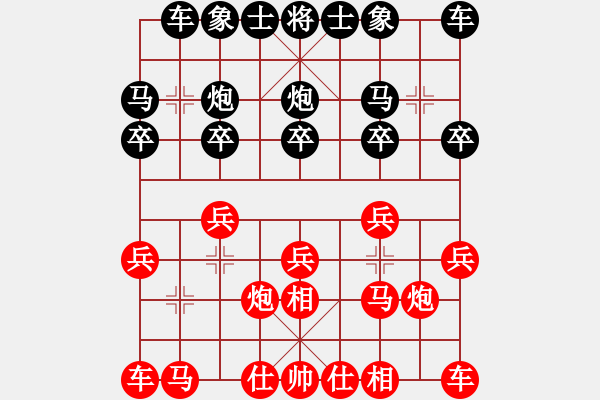 象棋棋譜圖片：路里[-] -VS- 深山云霧 [1220963862] - 步數(shù)：10 