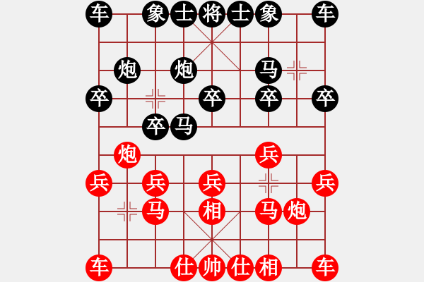 象棋棋譜圖片：八嘎喇叭奧[2823468700] -VS- 老趙[471495675] - 步數(shù)：10 