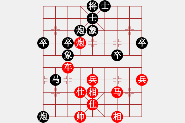 象棋棋譜圖片：寶坻夜襲隊(3段)-勝-武大胡一刀(3段) - 步數(shù)：60 