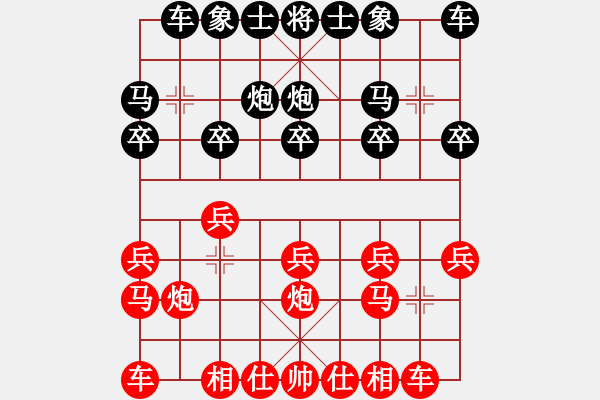 象棋棋譜圖片：huycodon(5段)-負(fù)-sysywwww(5段) - 步數(shù)：10 