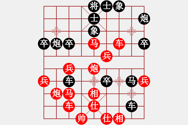 象棋棋譜圖片：車(chē)炮類(lèi)殺法－例4 - 步數(shù)：0 