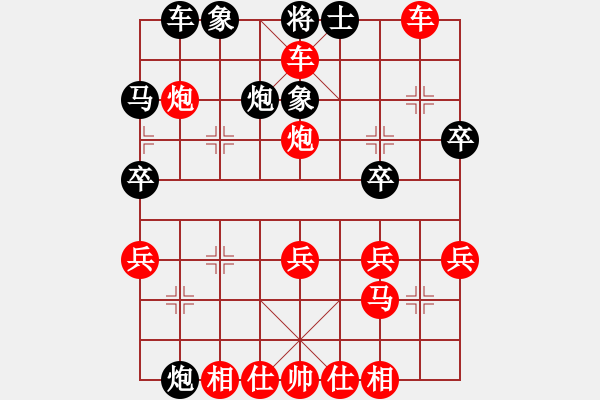 象棋棋譜圖片：小剛[527697466] -VS- 小平[2921374337] - 步數：33 