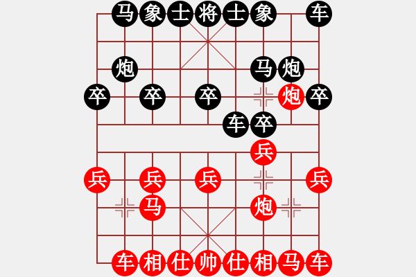 象棋棋譜圖片：1608局 A05-過河炮局-旋風引擎23層(2816) 先勝 許褚(1300) - 步數(shù)：10 