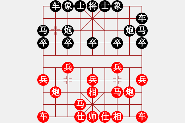 象棋棋譜圖片：A男子專業(yè)組 許文章 和 C1特邀及山西 徐天紅 - 步數(shù)：10 