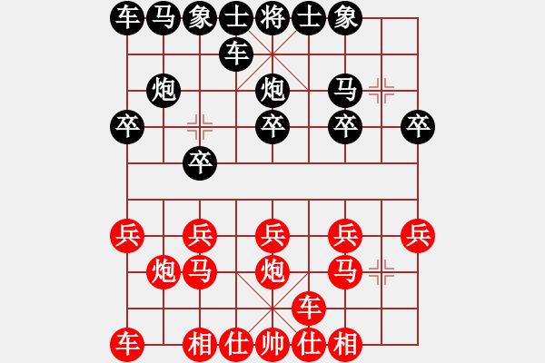 象棋棋譜圖片：JJ象棋風(fēng)華絕代棋士3級先負(fù)太守棋狂棋士2級2019·8·27 - 步數(shù)：10 