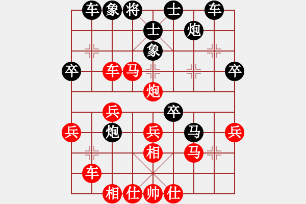 象棋棋譜圖片：寧河象棋(6段)-負(fù)-來(lái)嘛輸就輸(2段) - 步數(shù)：40 