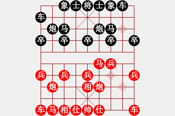 象棋棋譜圖片：飛行象棋(5段)-負-yylljjylj(8段) - 步數(shù)：10 