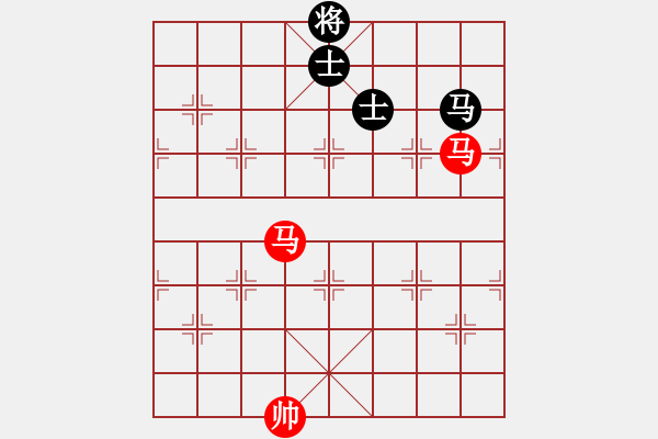 象棋棋譜圖片：馬兵殘局　第38局：雙馬勝馬雙士04 - 步數(shù)：0 