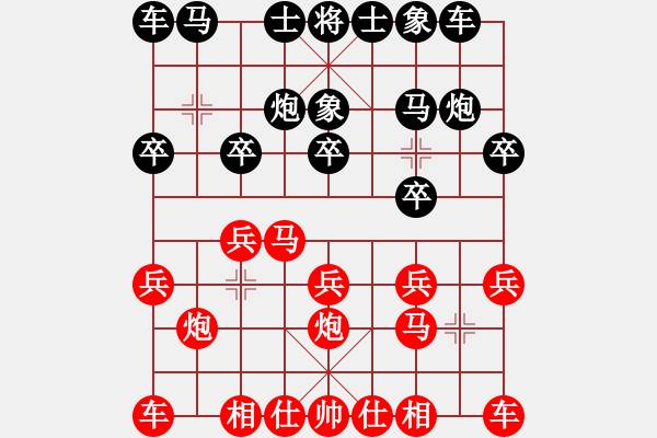 象棋棋譜圖片：很難受的一盤棋(沒這么欺負(fù)人的) - 步數(shù)：10 