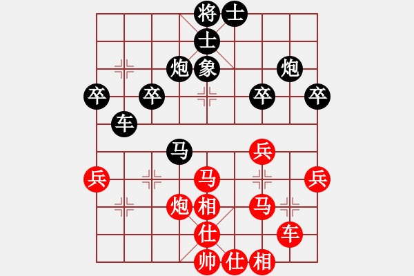 象棋棋譜圖片：初學(xué)者之一(7段)-負(fù)-抗婦炎膠囊(9段) - 步數(shù)：40 