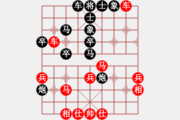 象棋棋譜圖片：君臨天下778899[紅] 先勝 yfggjinbeizi[黑] - 步數(shù)：40 