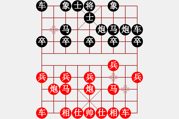 象棋棋譜圖片：天天象棋3-1學(xué)棋18局 - 步數(shù)：10 